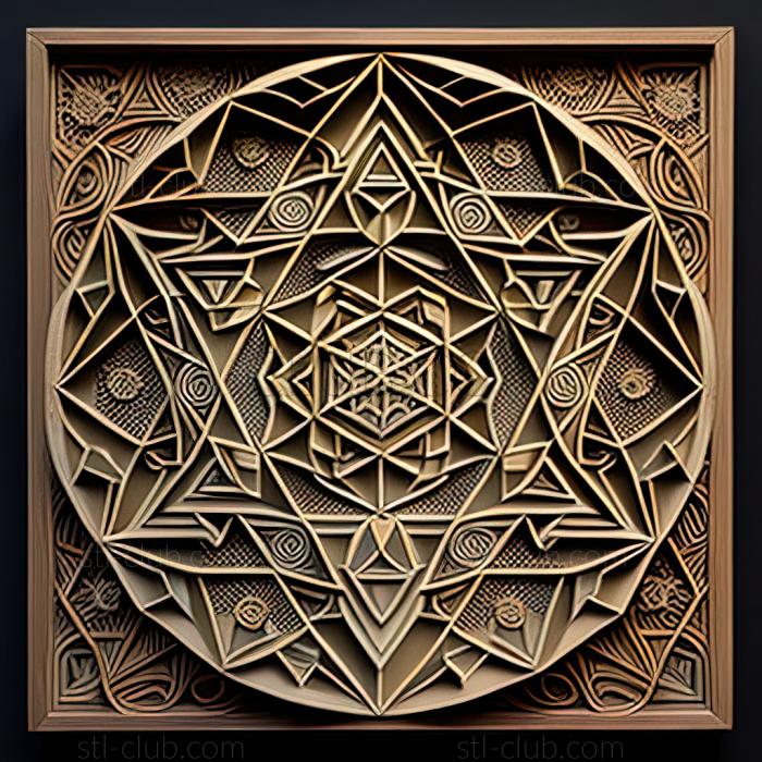 3D model st sacred geometry (STL)